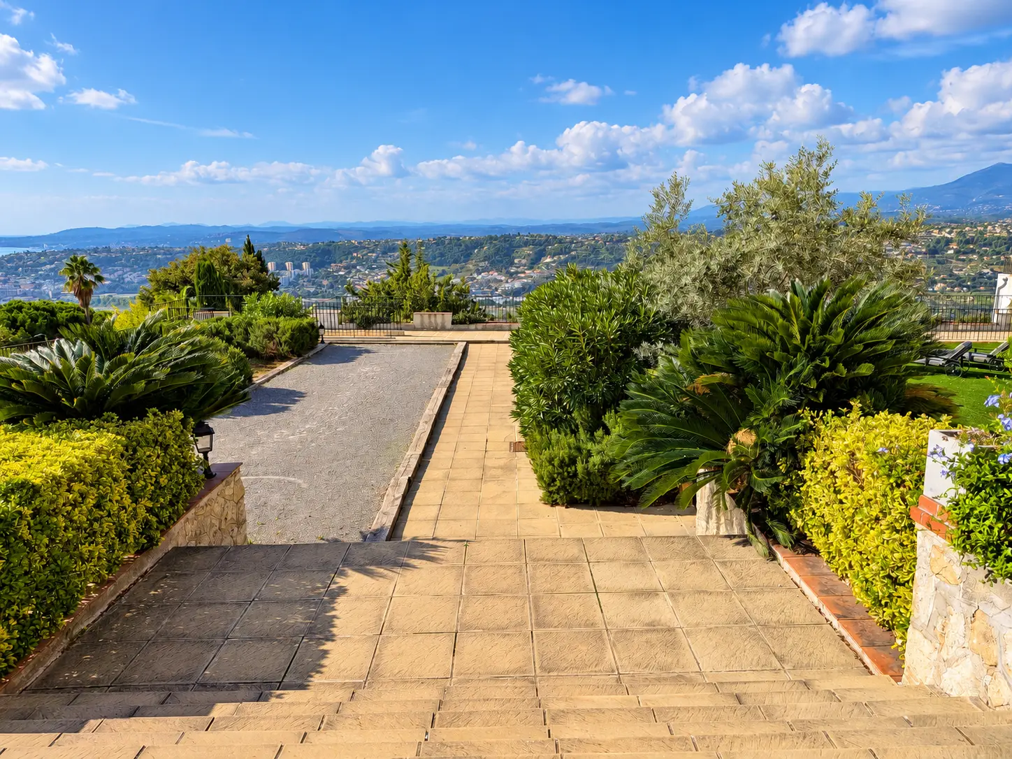 Panoramic view from the residence