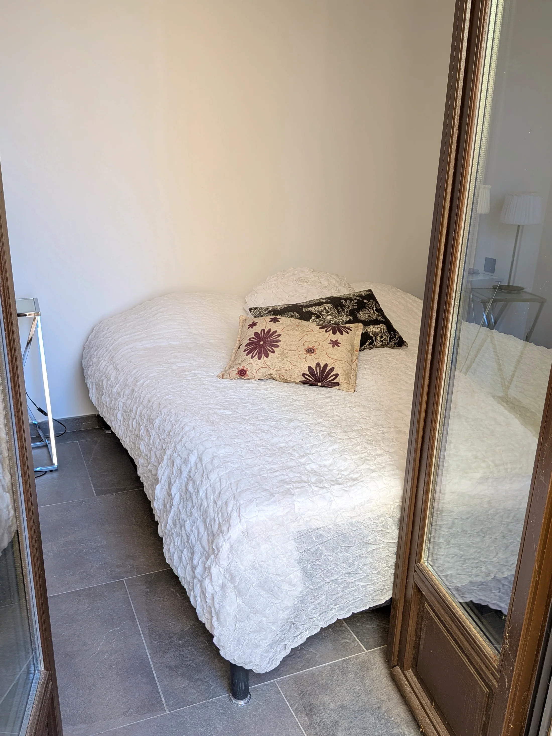 The second bedroom's outdoor access