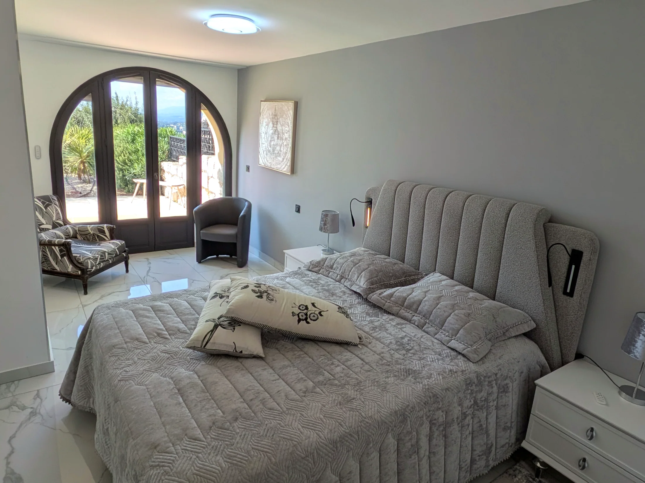 The master bedroom