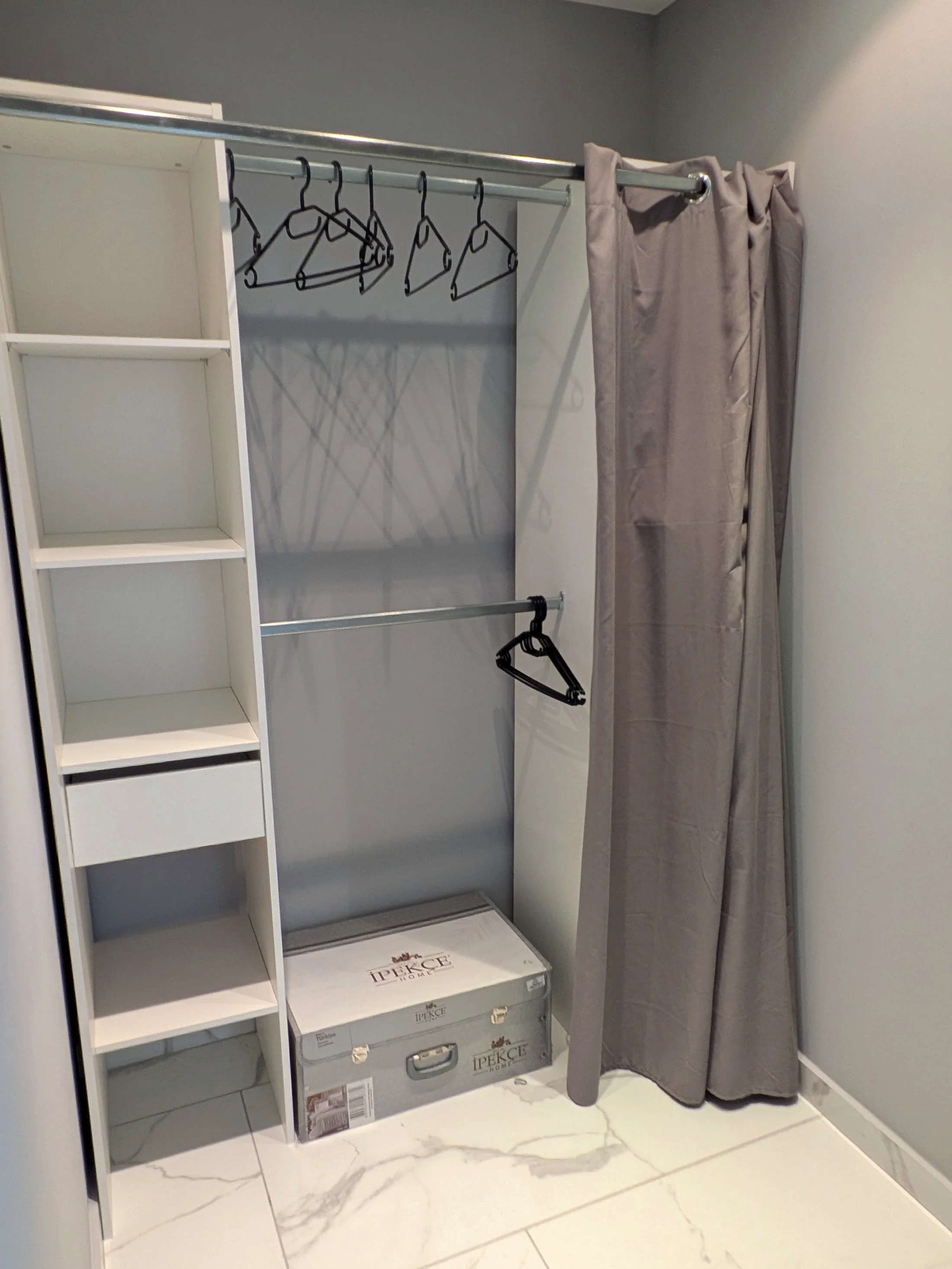 The dressing room